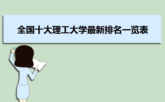 全国十大理工大学最新排名一览表 国内最好的理工大学名单 全国十大理工大学最新排名一览表 国内最好的理工大学名单