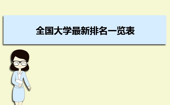 全国大学排名2022年最新排名前30名一览表 全国大学排名2022年最新排名前30名一览表
