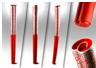 2007年4月26日,由“渊源共生和谐共融的祥云”、“曾经推动世界文明发展的中国古代四大发明之一的纸卷轴”等元素完美融合而成的北京奥运会火炬正式面世,如图所示. 魔方格