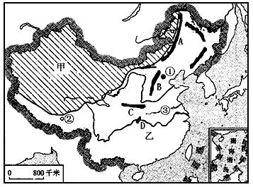 读下图,回答下列问题。图中字母A、B、C、D所示的是我国一些主要的山脉,请根据要求填空: A东侧的地形区的名称是_____ 读下图,回答下列问题。图中字母A、B、C、D所示的是我国一些主要的山脉,请根据要求填空: A东侧的地形区的名称是_____