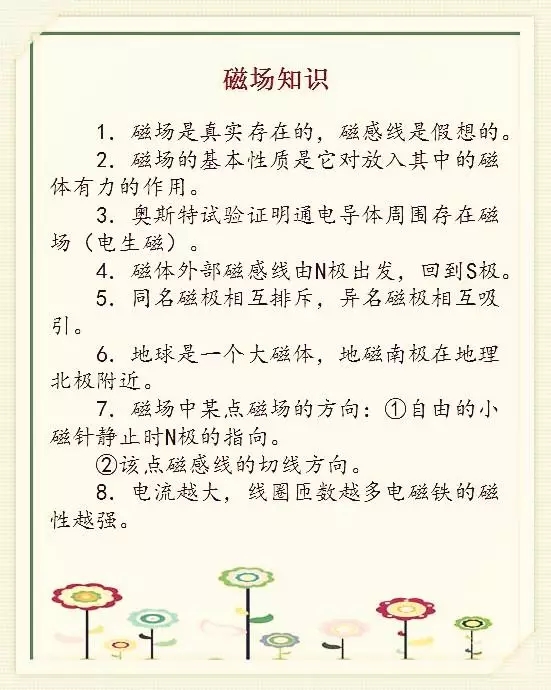 初中物理知识点总结图初中物理14张知识点笔记图片