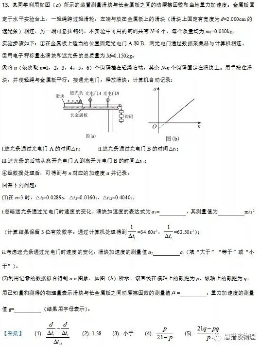 2021湖北高考模拟考试物理卷下载与评析 2021湖北高考模拟考试物理卷下载与评析