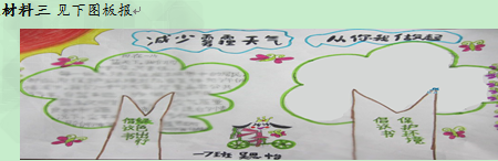 生态环境,关系人民福祉,关乎子孙后代和民族未来。近年来,中国部分地区频频发布雾霾天气黄色预警,这其实就是警示着我们-- 保护环境,刻不容缓!阅读下列图文材 生态环境,关系人民福祉,关乎子孙后代和民族未来。近年来,中国部分地区频频发布雾霾天气黄色预警,这其实就是警示着我们-- 保护环境,刻不容缓!阅读下列图文材