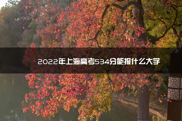 上海考生534分能上什么大学,上海2022高考536分能上什么大学 上海考生534分能上什么大学,上海2022高考536分能上什么大学
