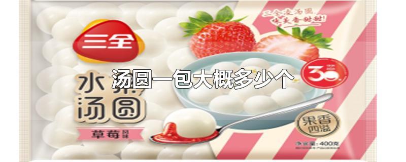 汤圆多少钱一包一包有多少个,汤圆一盒多少个