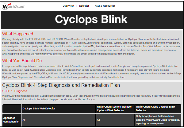 美、英发现新的僵尸网络恶意程序 Cyclops Blink 美、英发现新的僵尸网络恶意程序 Cyclops Blink
