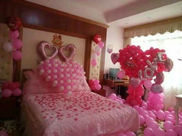 婚房气球布置图片大全简单 婚房气球布置图片大全简单