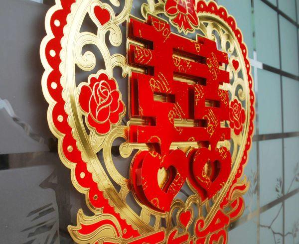婚房喜字的布置图 婚房喜字的布置图