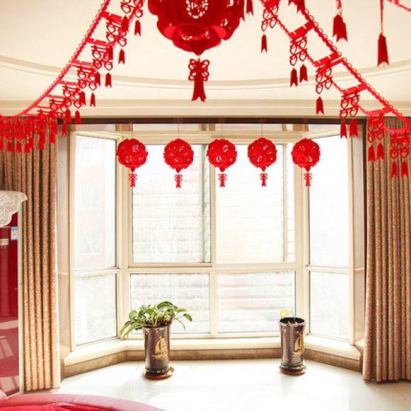 婚房拉花怎么组装图解 婚房拉花怎么组装图解