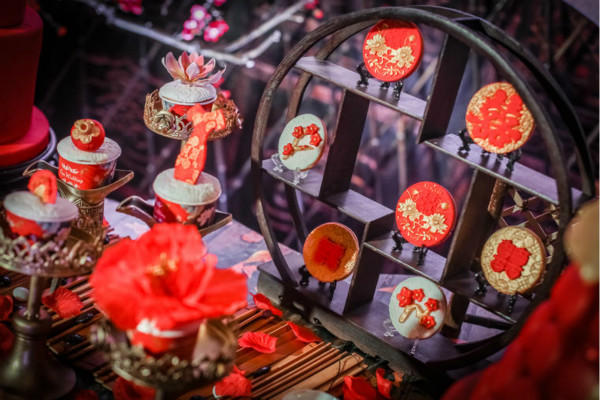婚礼甜品台图片 婚礼甜品台图片