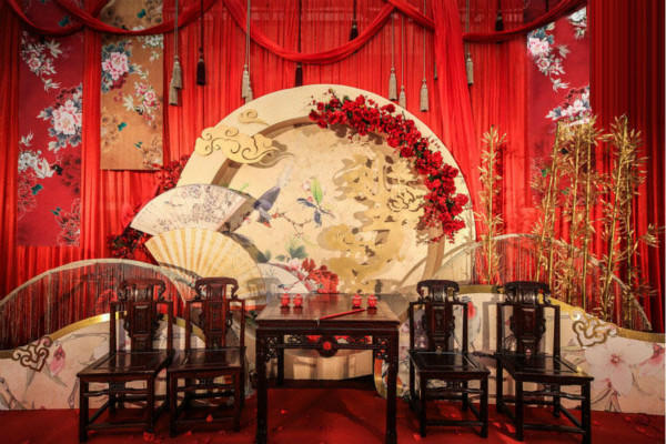 中式婚礼现场布置效果图 中式婚礼现场布置效果图