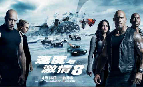 2017年04月14日：《速度与激情8》上映