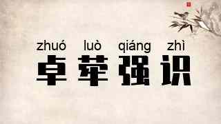 卓荦强识