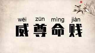 威尊命贱