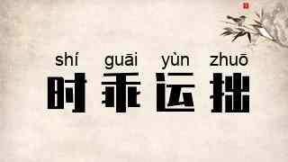 时乖运拙