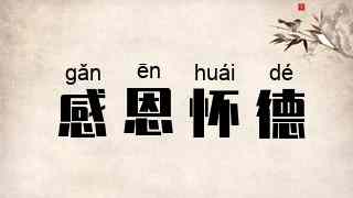 感恩怀德