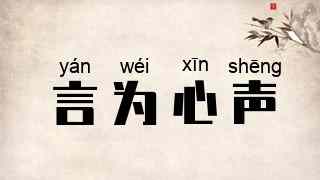 言为心声
