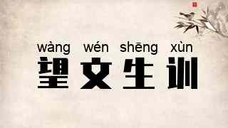 望文生训