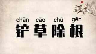 铲草除根