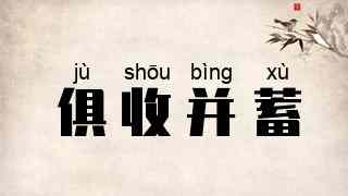 俱收并蓄