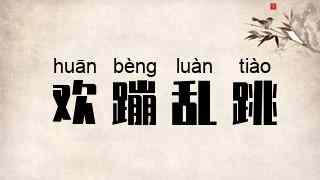 欢蹦乱跳
