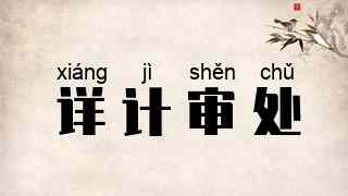 详计审处