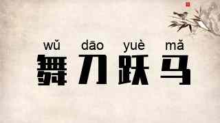 舞刀跃马