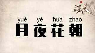 月夜花朝