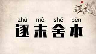 逐末舍本