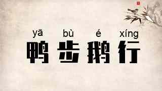 鸭步鹅行