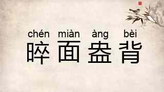 晬面盎背