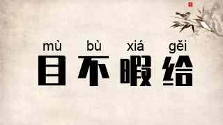 目不暇给