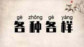 各种各样