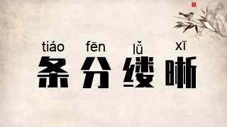 条分缕晰