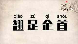 翘足企首