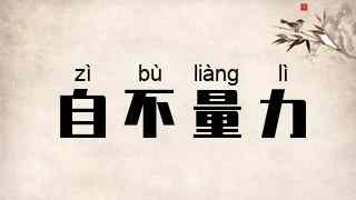 自不量力
