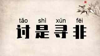 讨是寻非