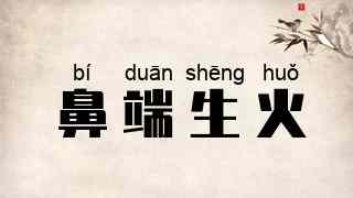 鼻端生火