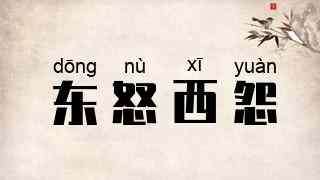 东怒西怨