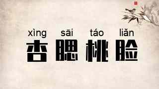 杏腮桃脸