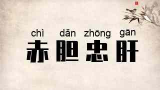 赤胆忠肝