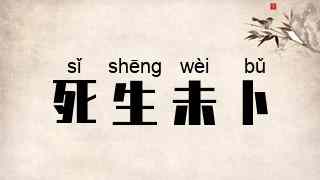 死生未卜