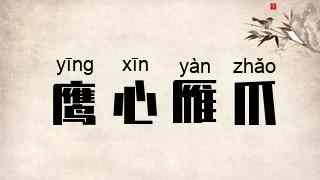 鹰心雁爪