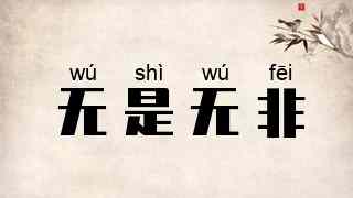 无是无非