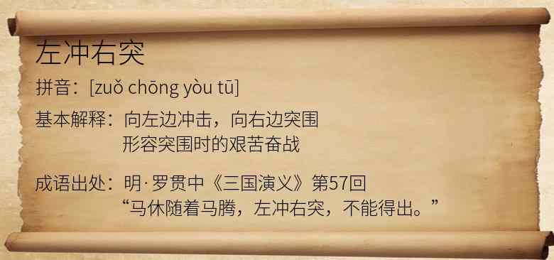左冲右突