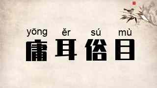 庸耳俗目
