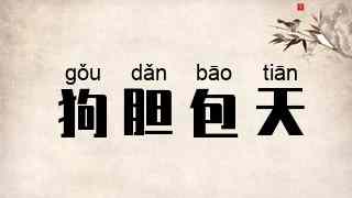 狗胆包天