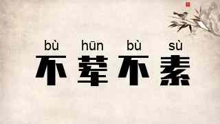 不荤不素