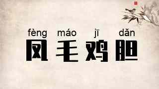 凤毛鸡胆