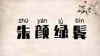 朱颜绿鬓